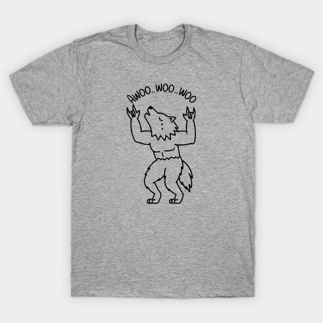 Werewolf Cry T-Shirt by rarpoint